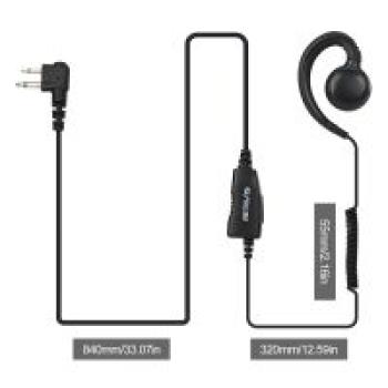 EEM005 Motorola 2-poliger C-förmiger Ohrhörer